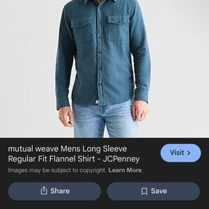 Mutual weave 2xlBlue Long Sleeve Flannel Shirt 2xxl